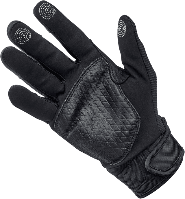 BILTWELL 3301-4183 Baja Gloves - Black Out - XS — image 3 of 8