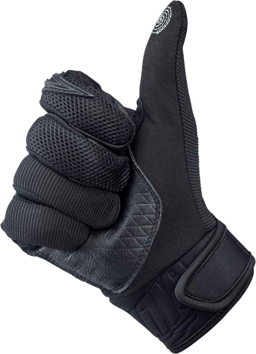BILTWELL 3301-4184 Baja Gloves - Black Out - Small — image 5 of 8
