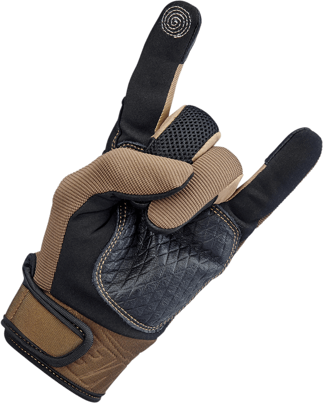 BILTWELL 3301-4189 Baja Gloves - Chocolate - XS — image 7 of 8