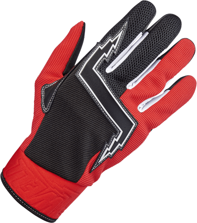BILTWELL 3301-4196 Baja Gloves - Red - Small — image 1 of 8