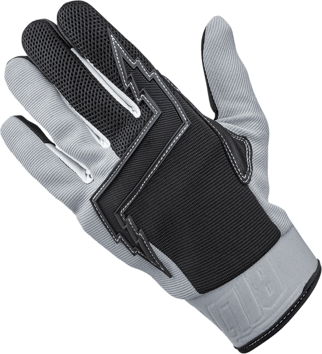 BILTWELL 3301-4201 Baja Gloves - Gray - XS — image 2 of 8