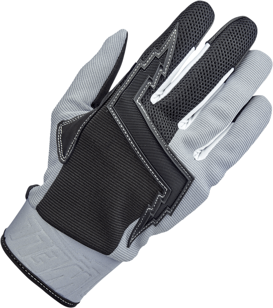 BILTWELL 3301-4205 Baja Gloves - Gray - XL
