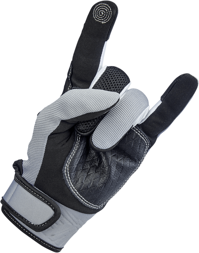 BILTWELL 3301-4206 Baja Gloves - Gray - 2XL — image 7 of 8