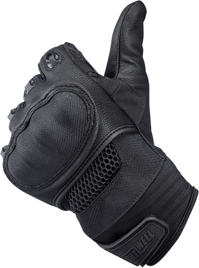 BILTWELL 3301-4208 Bridgeport Gloves - Black Out - Small — image 3 of 7