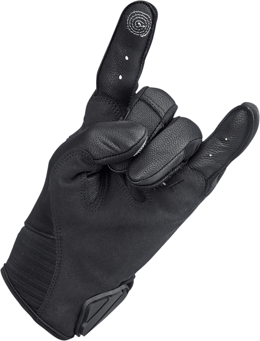 BILTWELL 3301-4208 Bridgeport Gloves - Black Out - Small — image 6 of 7