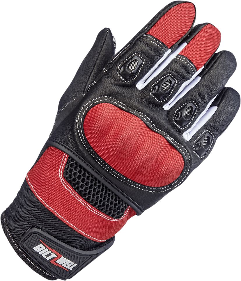 BILTWELL 3301-4217 Bridgeport Gloves - Red - XL — image 1 of 7