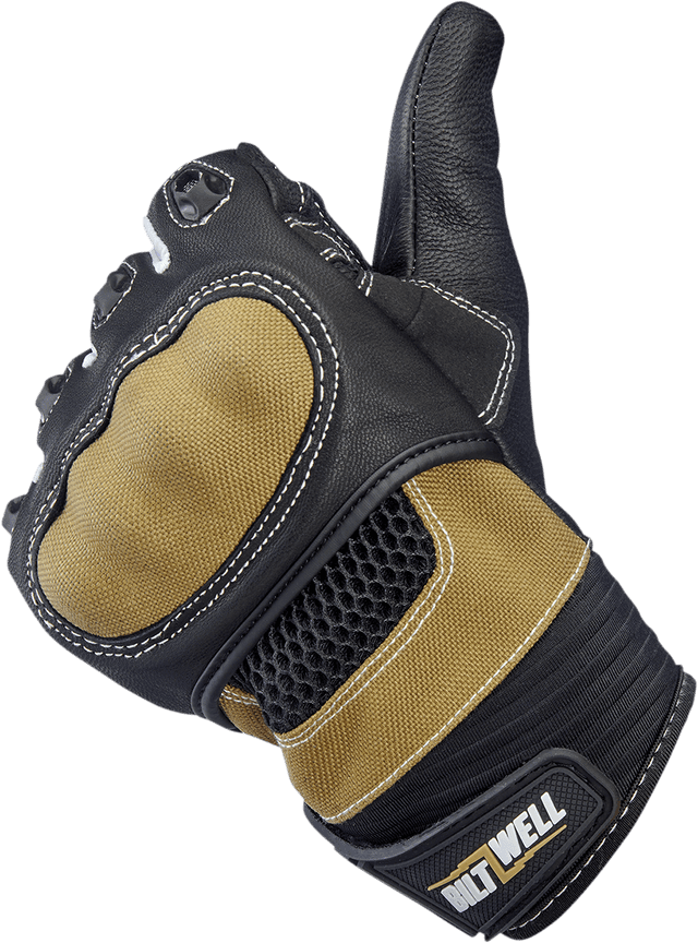 BILTWELL 3301-4221 Bridgeport Gloves - Tan - Medium — image 3 of 7