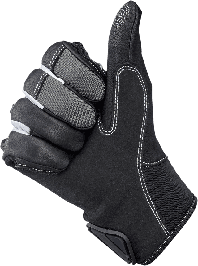 BILTWELL 3301-4225 Bridgeport Gloves - Gray - XS — image 5 of 7