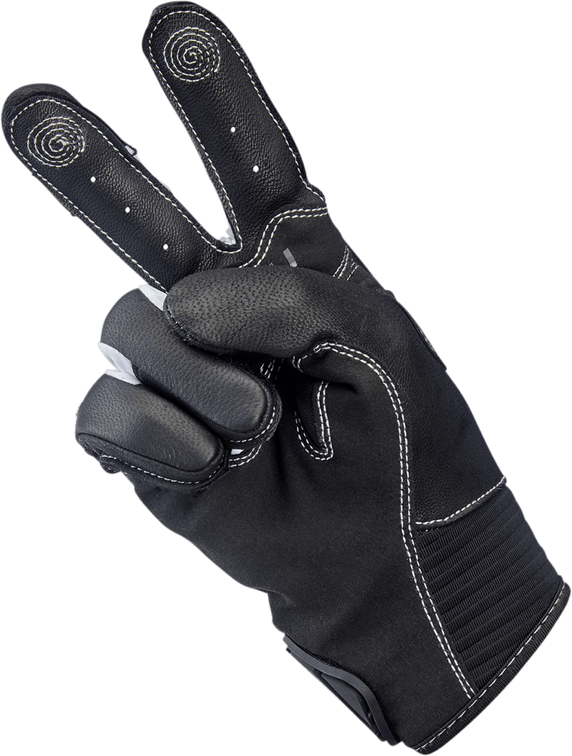 BILTWELL 3301-4227 Bridgeport Gloves - Gray - Medium — image 4 of 7