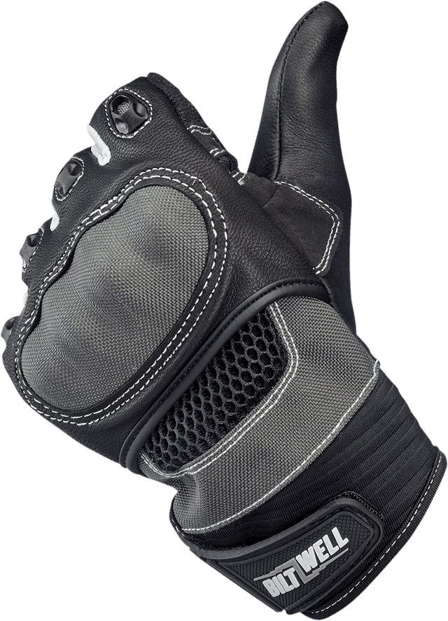 BILTWELL 3301-4230 Bridgeport Gloves - Gray - 2XL — image 3 of 7