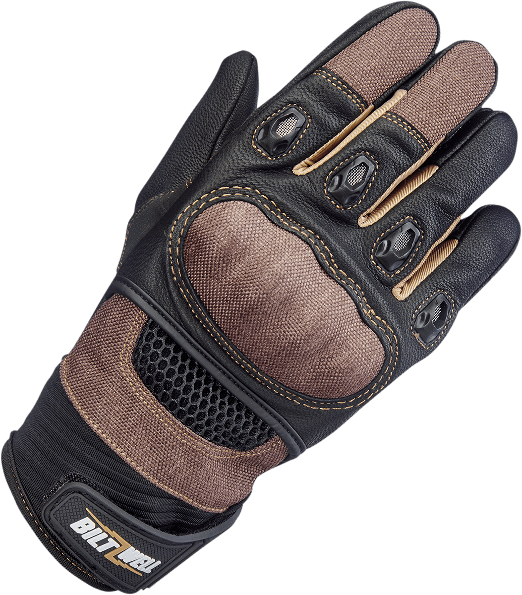 BILTWELL 3301-4232 Bridgeport Gloves - Chocolate - Small