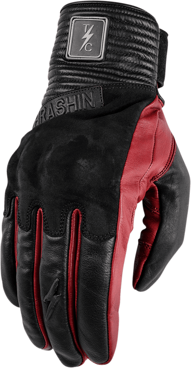 THRASHIN SUPPLY CO. 3301-4261 Boxer Gloves - Red - 2XL