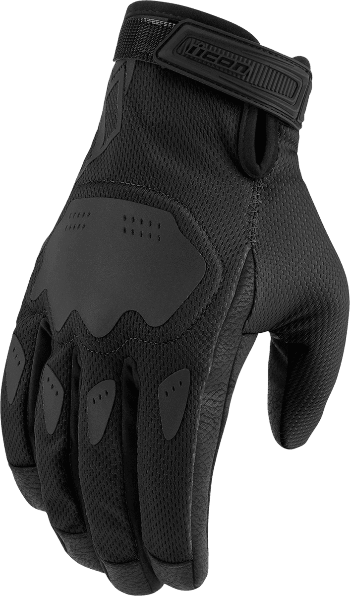 ICON 3301-4357 Hooligan™ CE Gloves - Black - XL — image 1 of 2