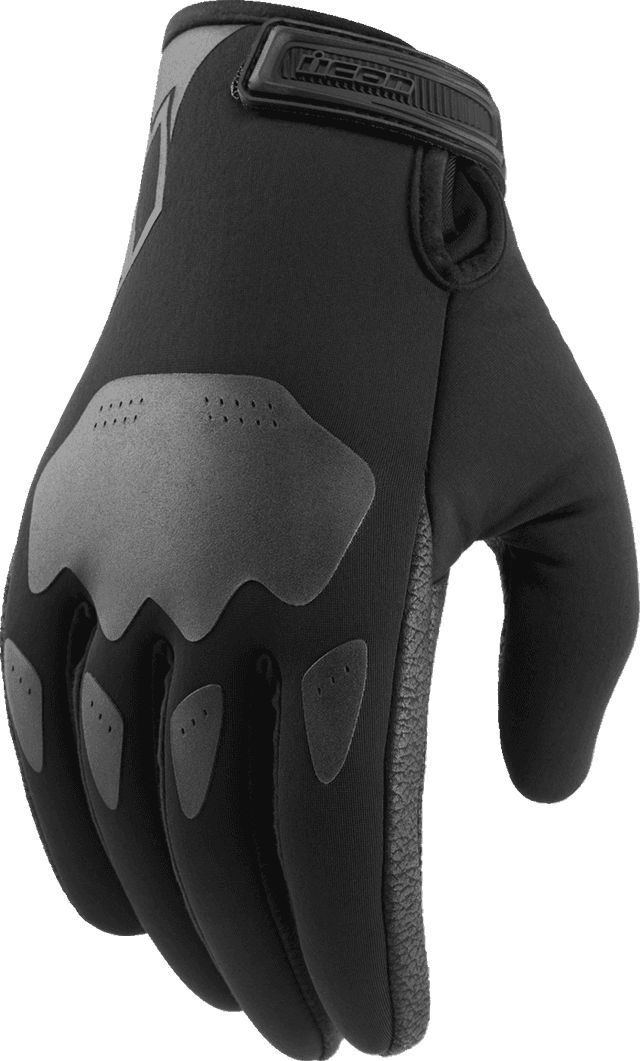 ICON 3301-4487 Hooligan™ Insulated Gloves - Black - Small — image 1 of 2