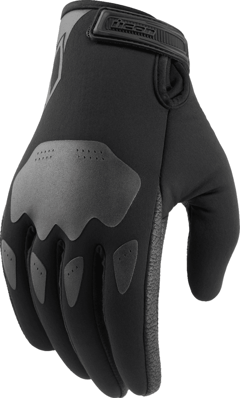 ICON 3301-4489 Hooligan™ Insulated Gloves - Black - Large