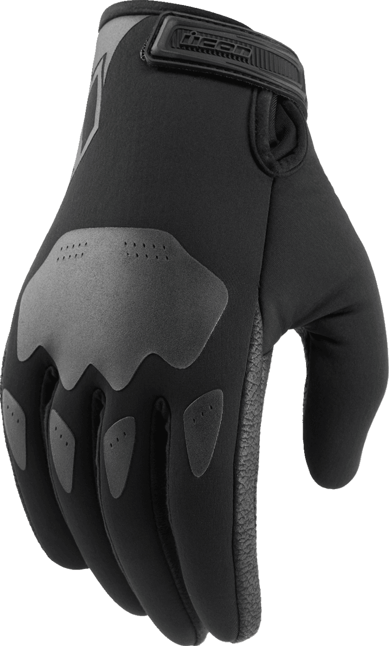 ICON 3301-4489 Hooligan™ Insulated Gloves - Black - Large — image 1 of 2