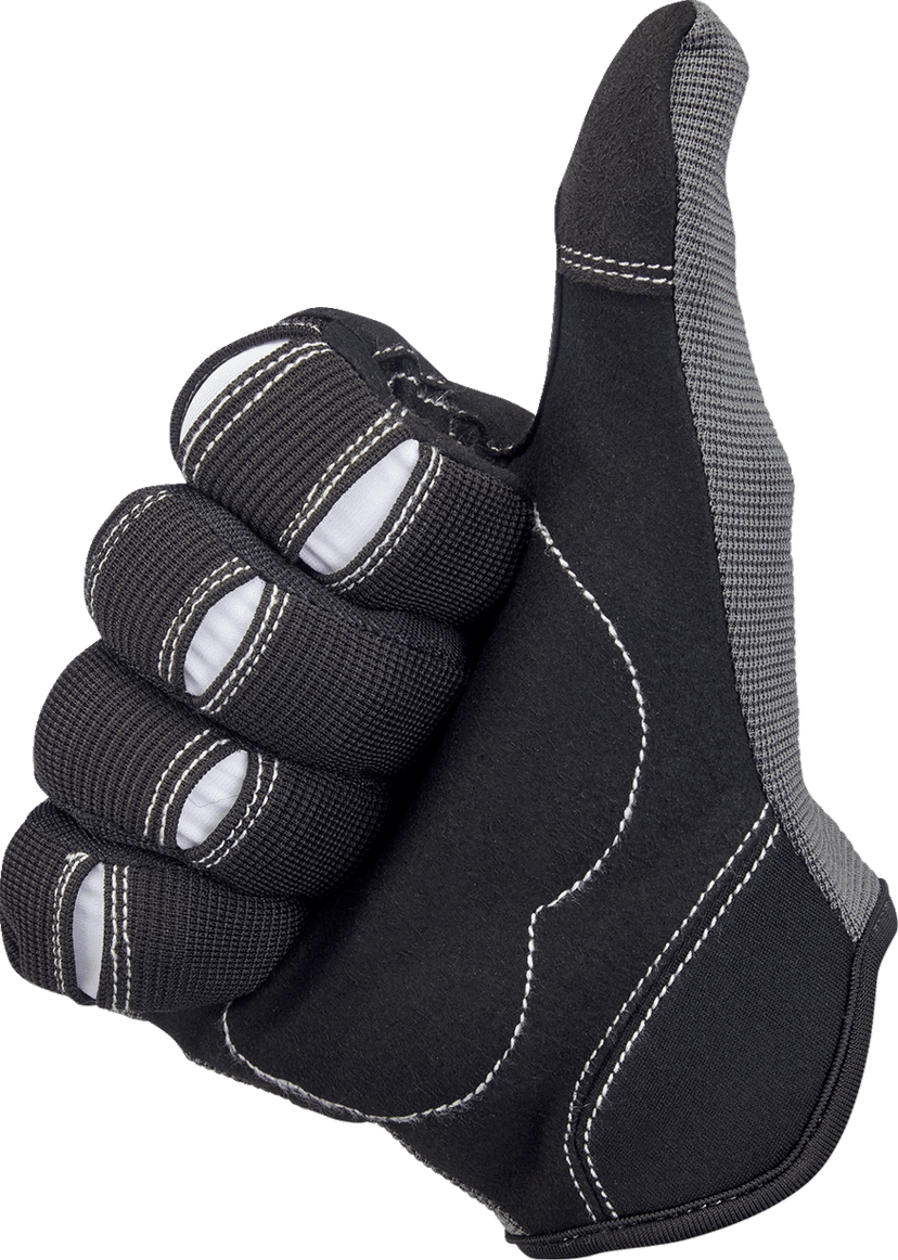 BILTWELL 3301-4499 Moto Gloves - Gray/Black - XS — image 3 of 7