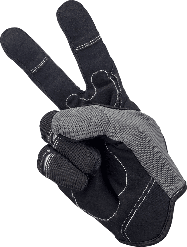 BILTWELL 3301-4504 Moto Gloves - Gray/Black - 2XL — image 5 of 7