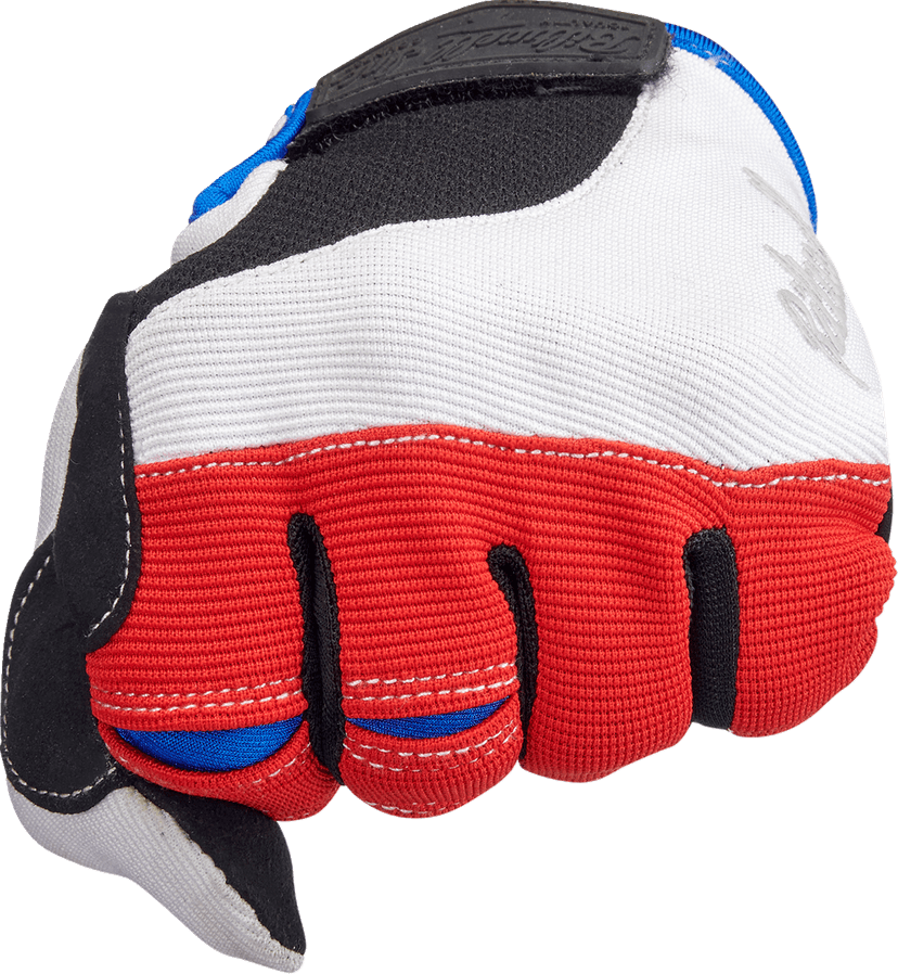 BILTWELL 3301-4505 Moto Gloves - Red/White/Blue - XS — image 7 of 7