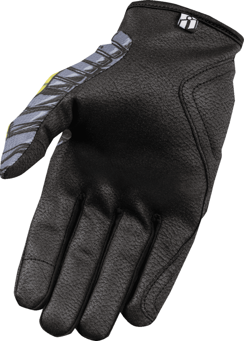 ICON 3301-4655 Hooligan Outbreak™ Gloves - Green - Large — image 2 of 3