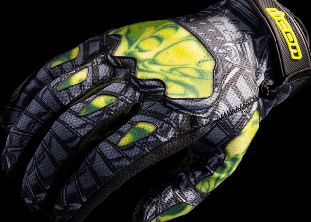 ICON 3301-4658 Hooligan Outbreak™ Gloves - Green - 3XL — image 3 of 3