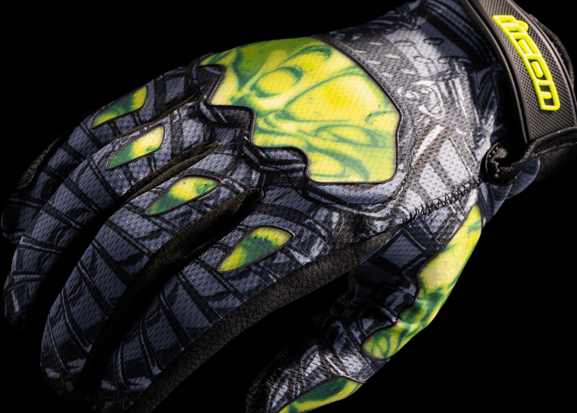 ICON 3301-4658 Hooligan Outbreak™ Gloves - Green - 3XL — image 3 of 3