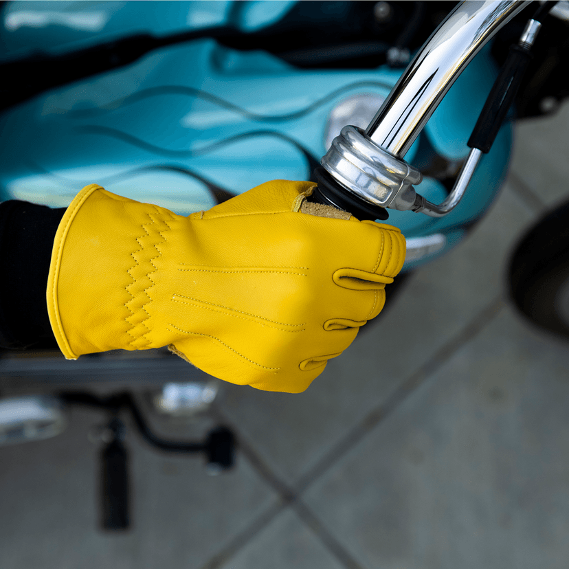 BILTWELL 3301-4678 Work 2.0 Gloves - Gold - Medium — image 5 of 5