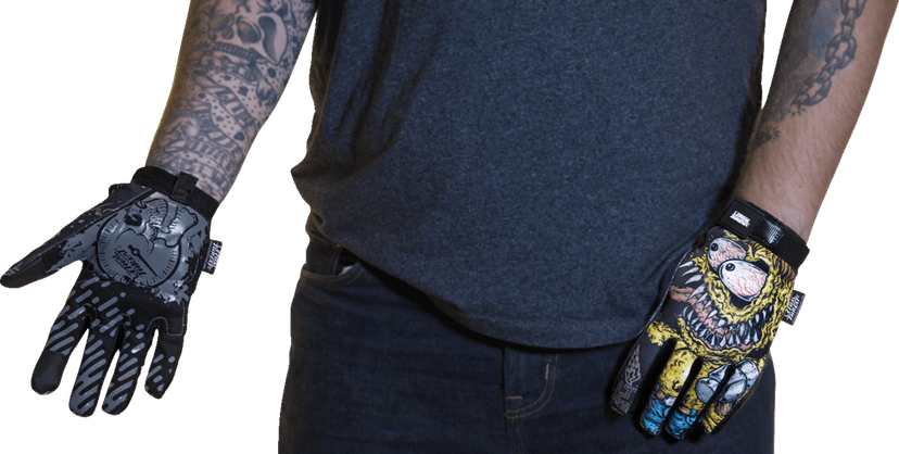 LETHAL THREAT 3301-4684 Grease Monster Gloves - Black - Large — image 5 of 5