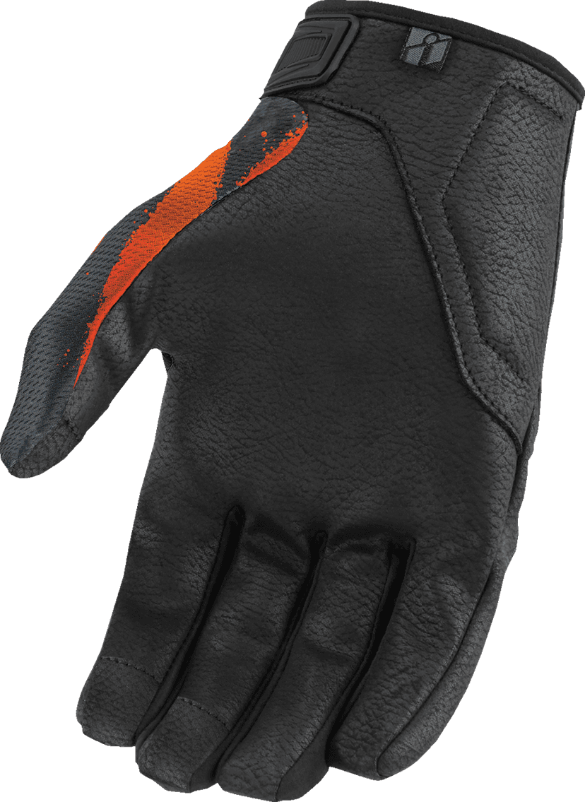 ICON 3301-4859 Hooligan™ Rad Dawn Gloves - Orange - Large — image 2 of 2