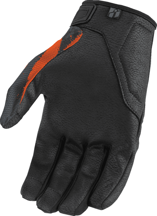 ICON 3301-4862 Hooligan™ Rad Dawn Gloves - Orange - 3XL — image 2 of 2