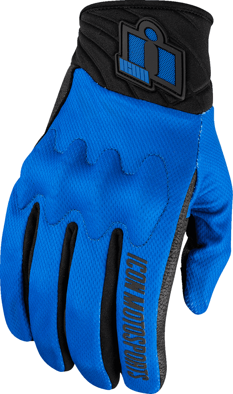 ICON 3301-4879 Anthem3™ Gloves - Blue - 2XL