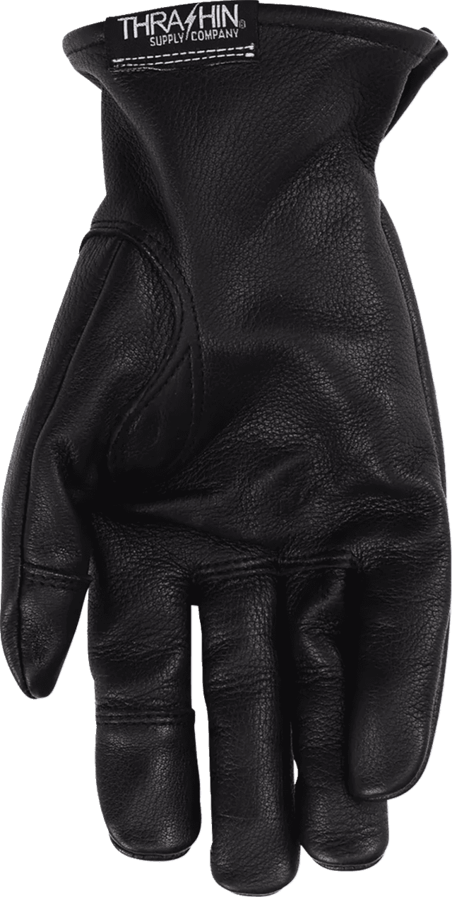 THRASHIN SUPPLY CO. 3301-5376 Roper Leather Gloves - Black - Small — image 3 of 12