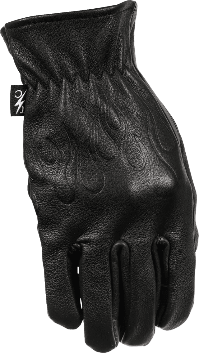 THRASHIN SUPPLY CO. 3301-5380 Roper Leather Gloves - Black - 2XL — image 2 of 12
