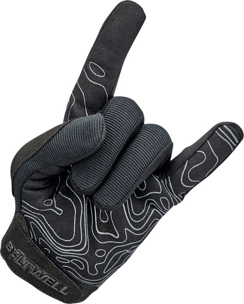BILTWELL 33015470 Ridgecrest Gloves - Black Out - 2XL — image 4 of 8