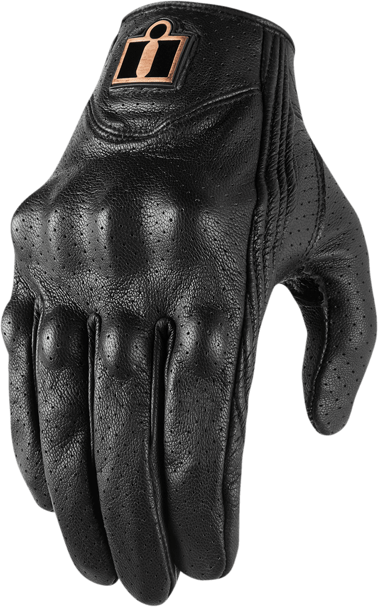 ICON 3302-0801 Women's Pursuit Classic™ Perforated Gloves - Black - Medium