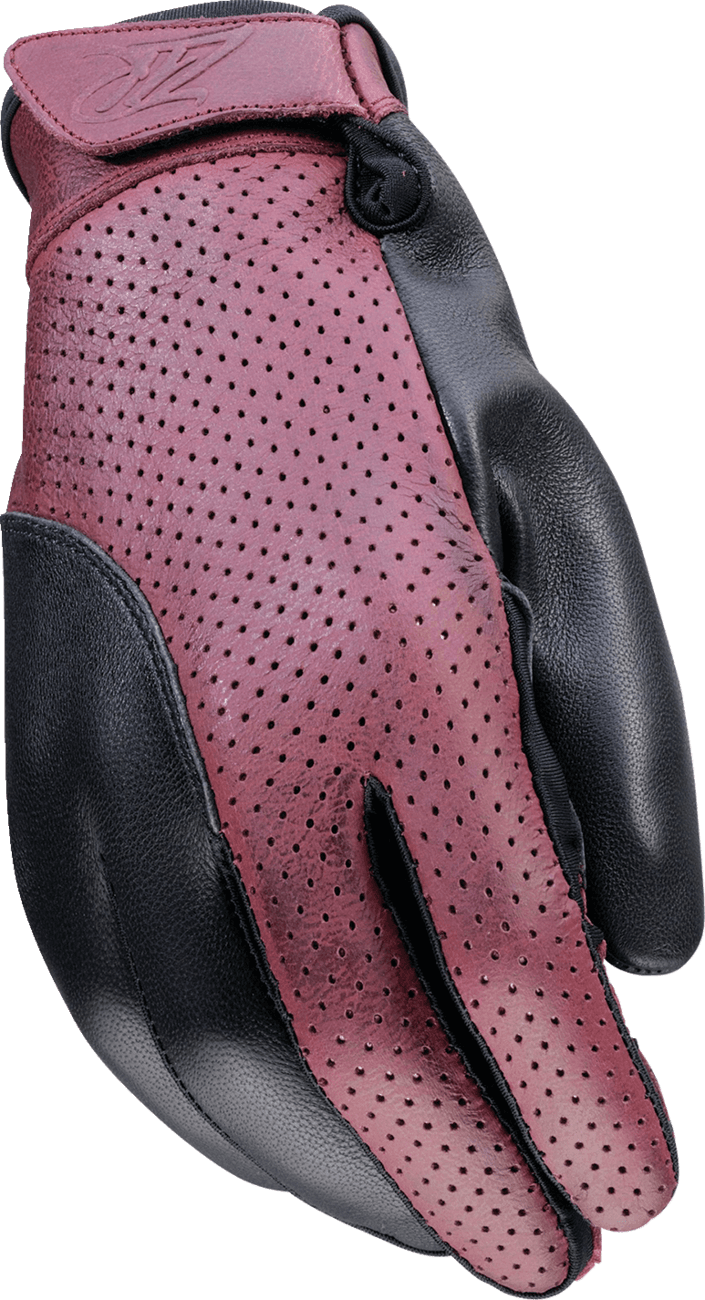 Z1R 3302-0892 Women's Combiner Gloves - Black/Red - Small