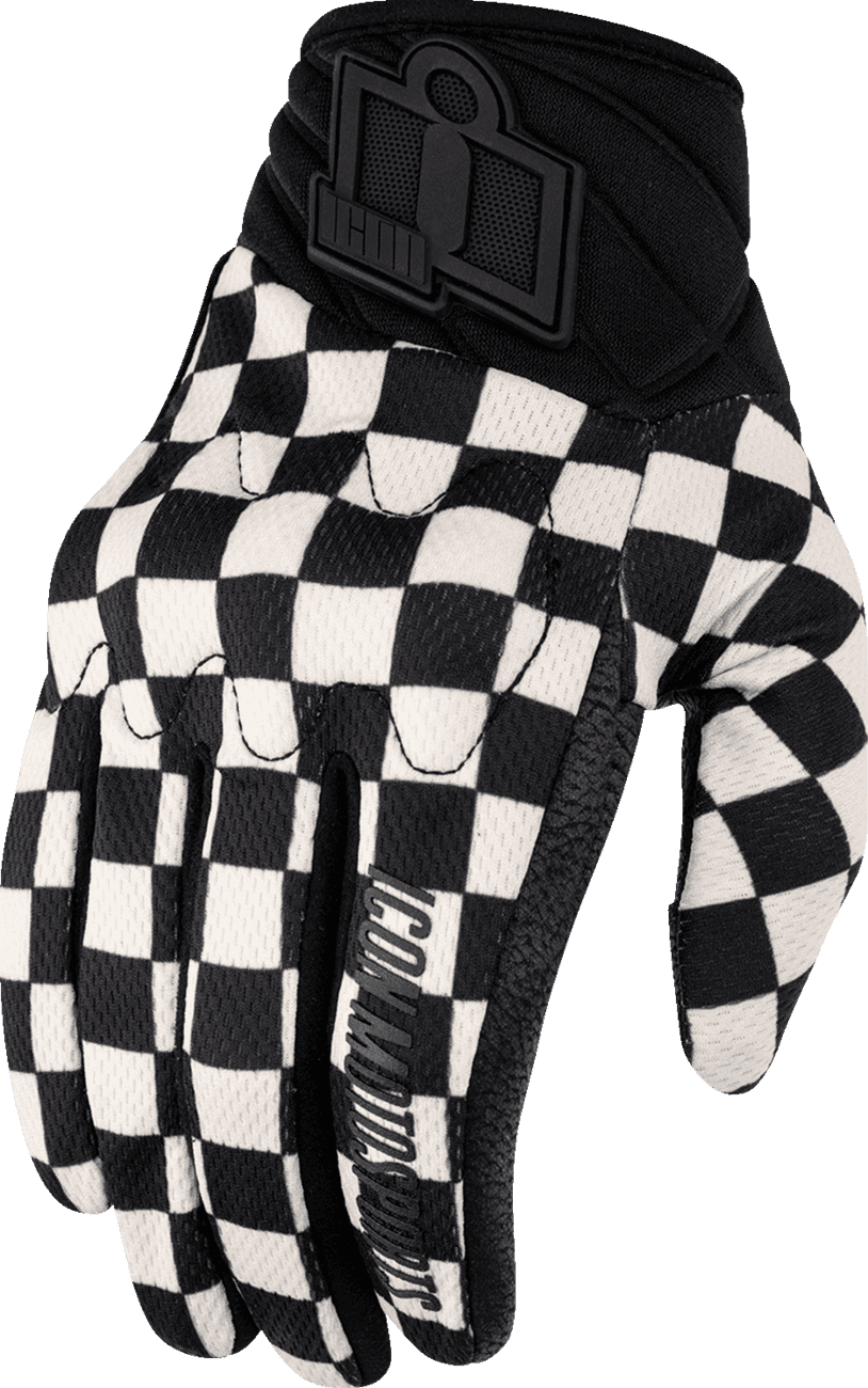 ICON 3302-1007 Women's Anthem3™ CX Gloves - Checker - Medium