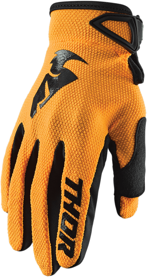 THOR 3330-5868 Sector Gloves - Orange/Black - Large