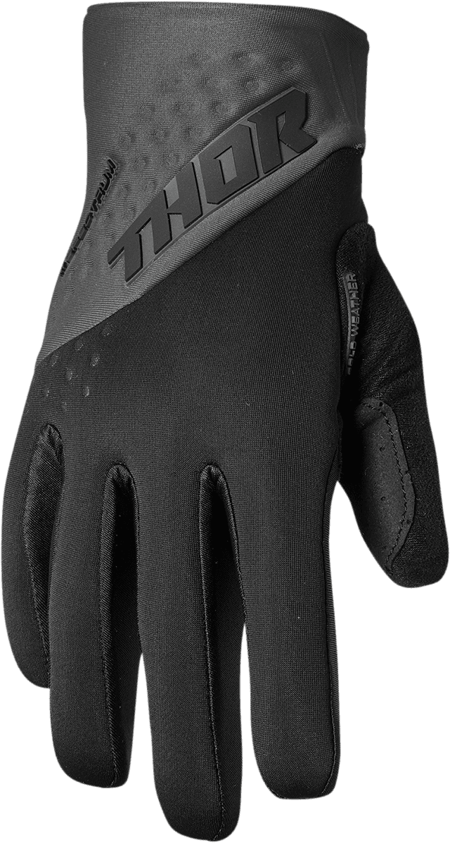 THOR 3330-6752 Spectrum Cold Weather Gloves - Black/Charcoal - XS