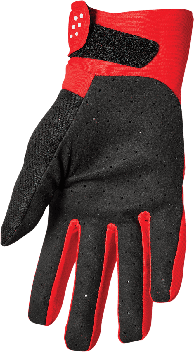THOR 3330-6761 Spectrum Cold Weather Gloves - Red/White - Large — image 2 of 3