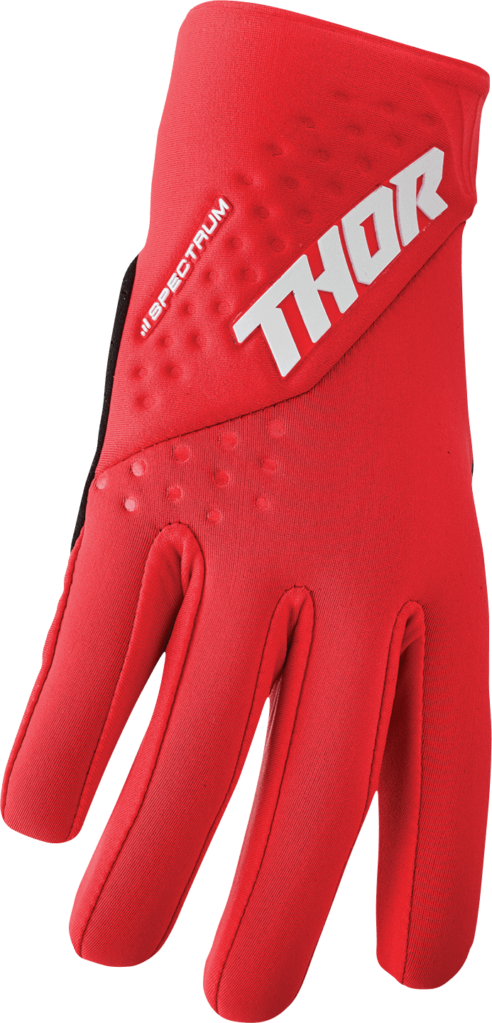 THOR 3330-6761 Spectrum Cold Weather Gloves - Red/White - Large — image 3 of 3