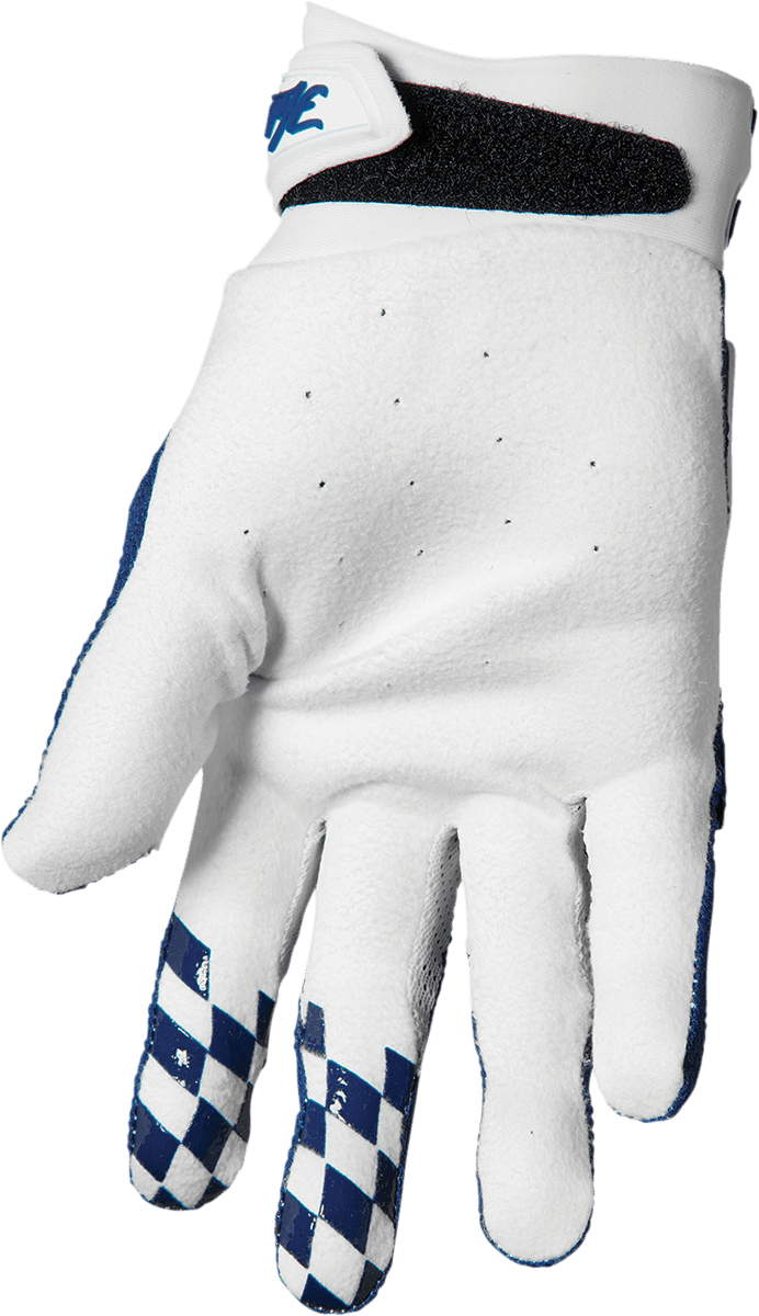 THOR 3330-6771 Hallman Digit Gloves - White/Navy - Small — image 2 of 2