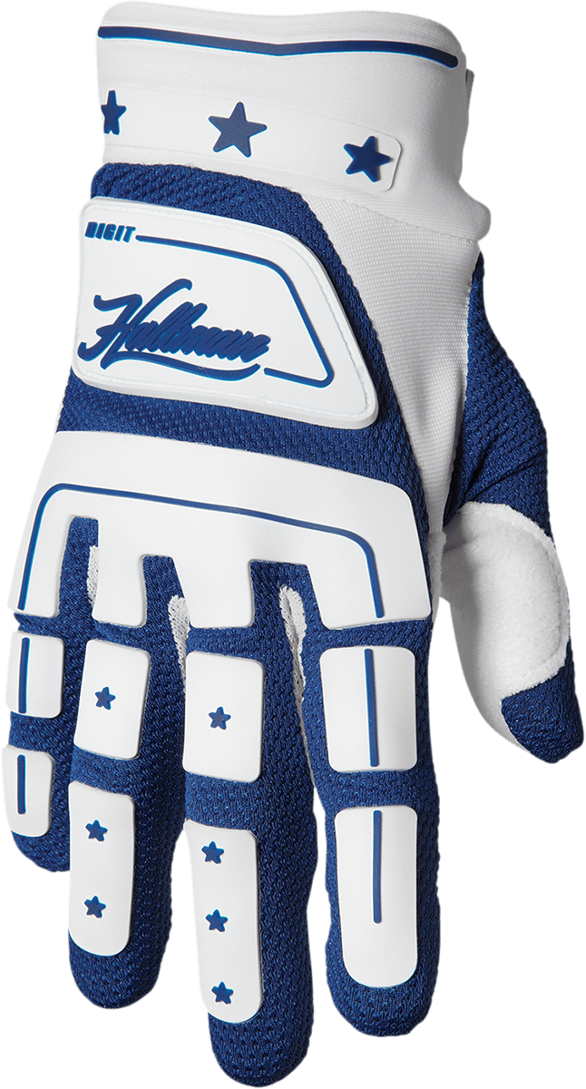 THOR 3330-6771 Hallman Digit Gloves - White/Navy - Small — image 1 of 2