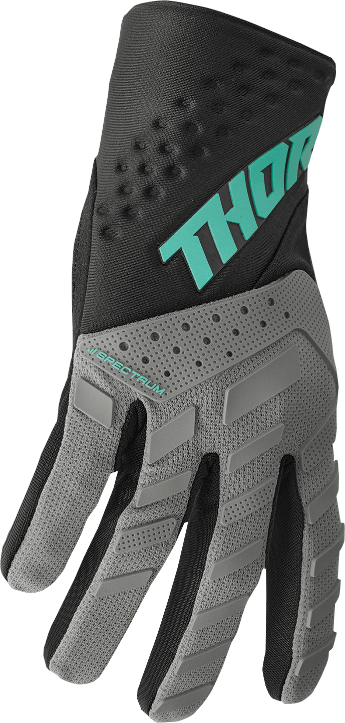 THOR 3330-6826 Spectrum Gloves - Gray/Black/Mint - Small — image 3 of 3