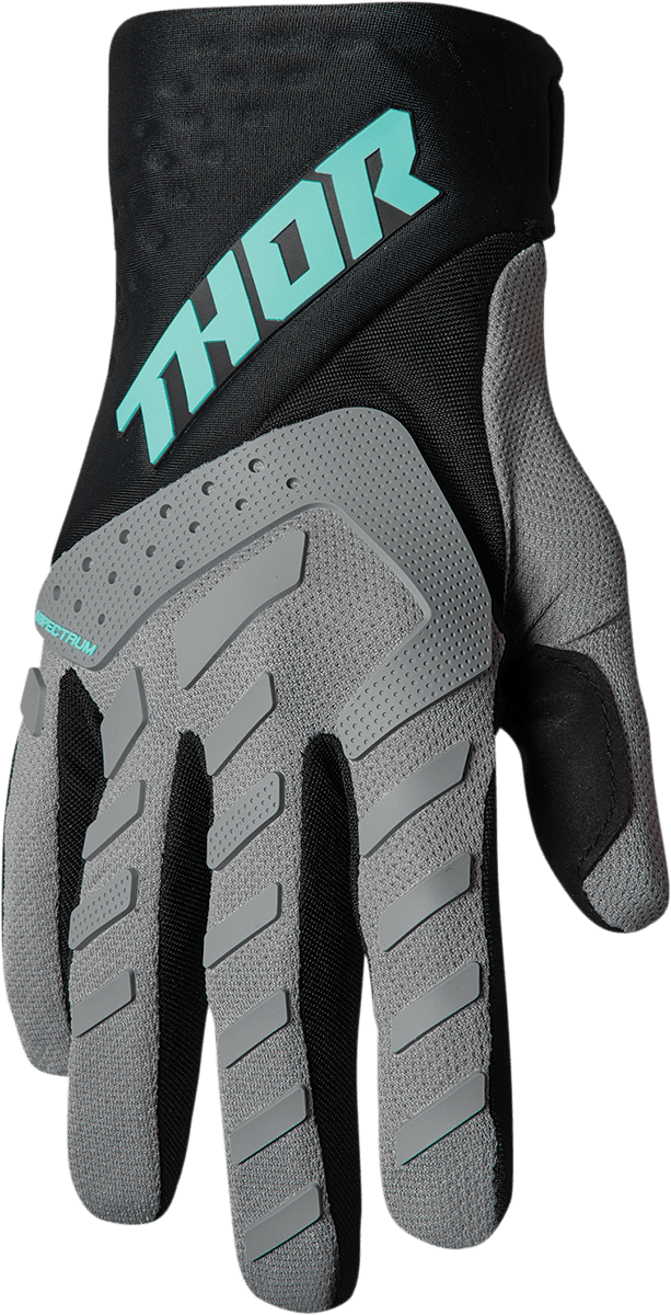 THOR 3330-6830 Spectrum Gloves - Gray/Black/Mint - 2XL