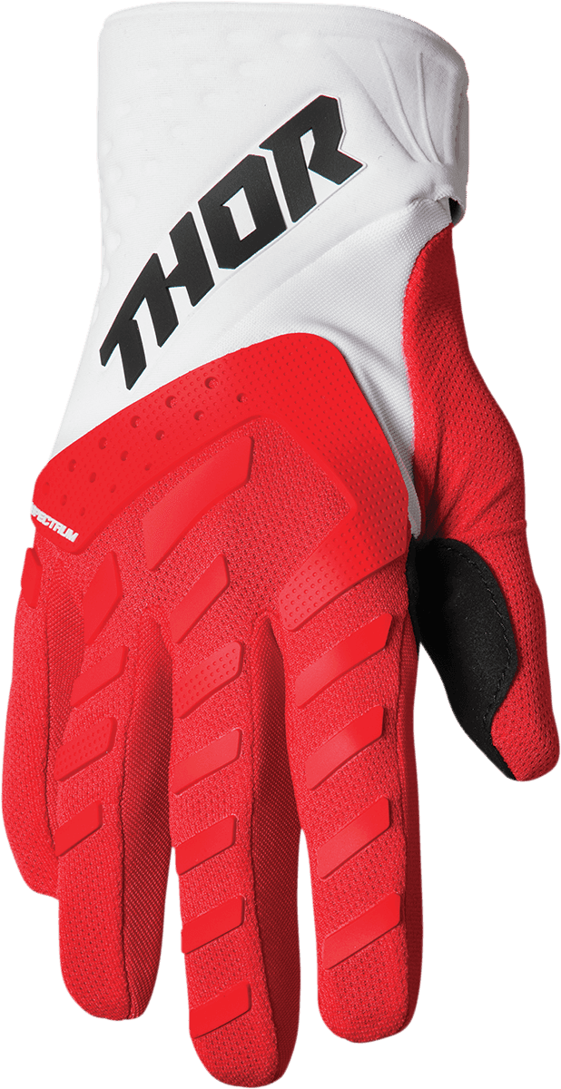 THOR 3330-6839 Spectrum Gloves - Red/White - Medium