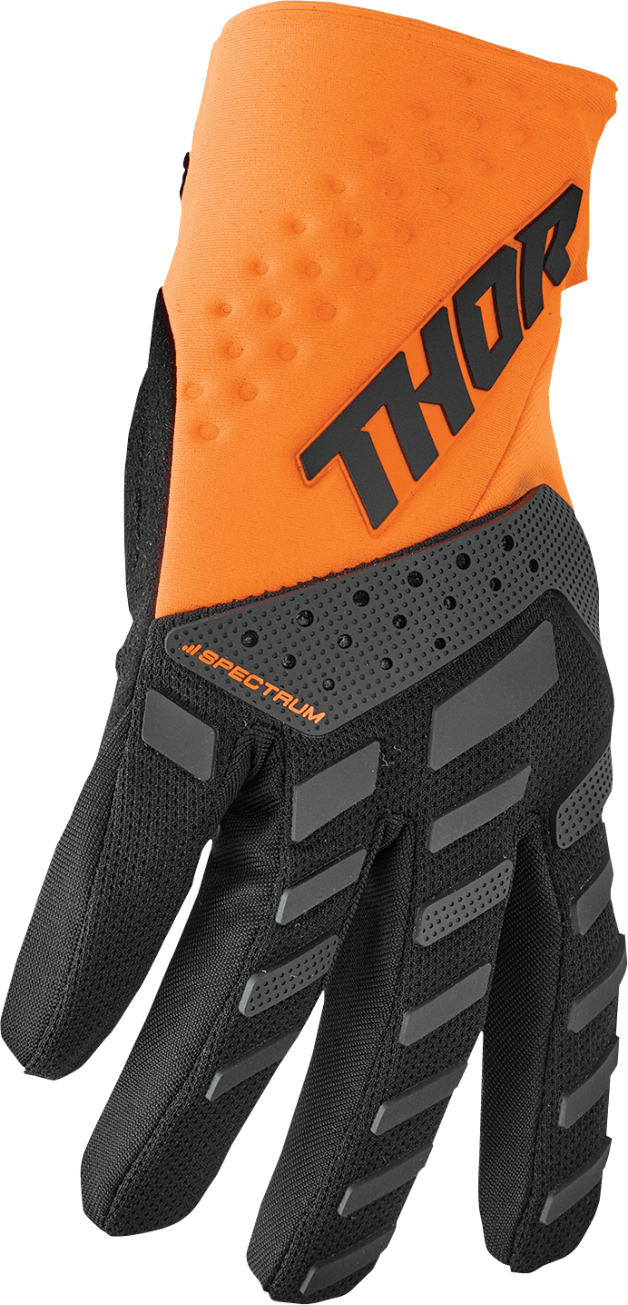 THOR 3330-6843 Spectrum Gloves - Orange/Black - XS — image 3 of 3