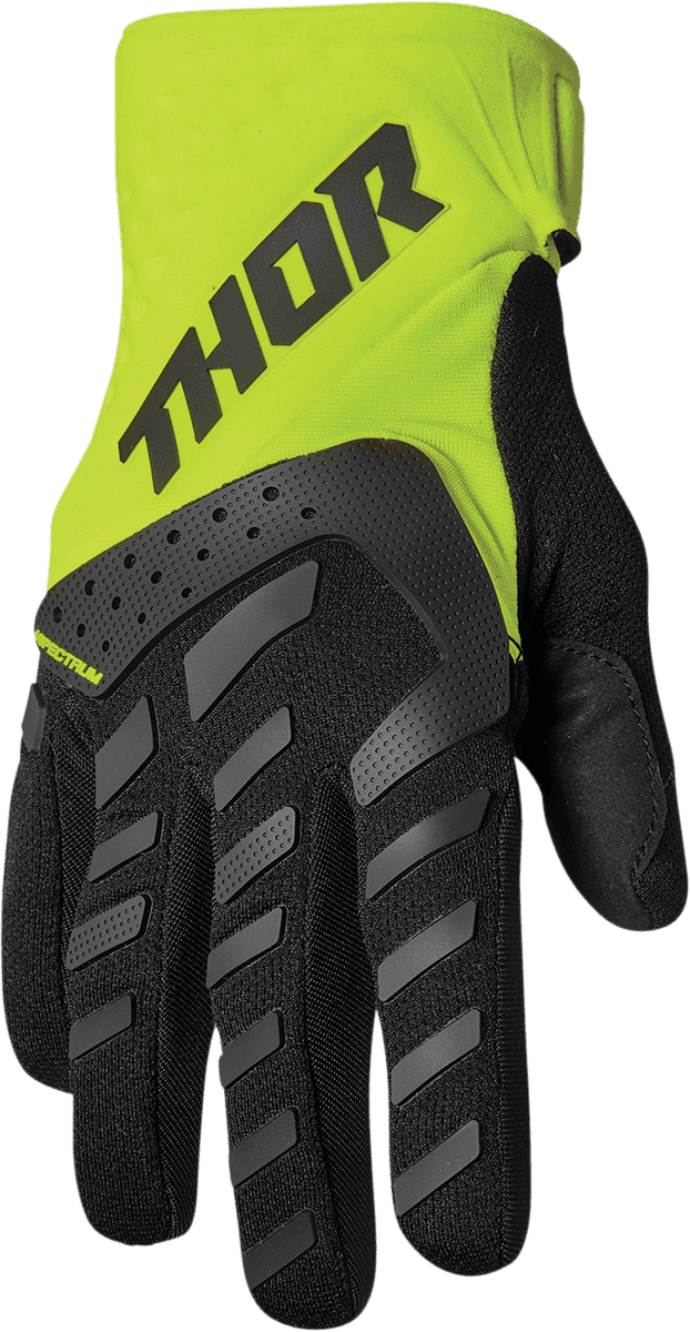 THOR 3330-6849 Spectrum Gloves - Black/Acid - XS