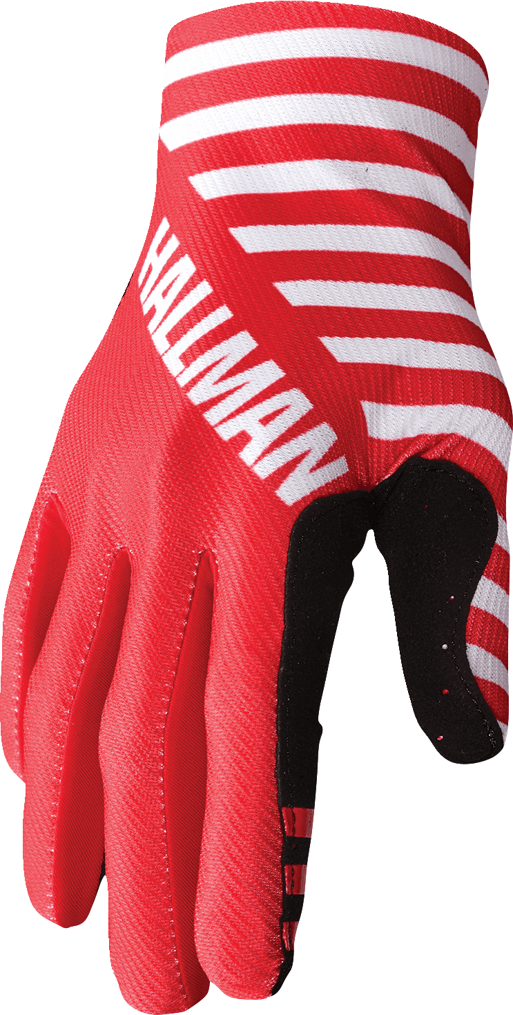 THOR 3330-7291 Mainstay Gloves - Slice - White/Red - XS