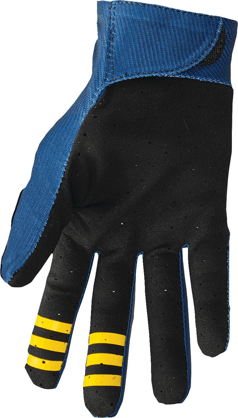 THOR 3330-7303 Mainstay Gloves - Roosted - Navy/Lemon - XS — image 2 of 3